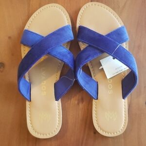 Women's Malvados Elegant Blue Sandals Size 5/6 New With Tags